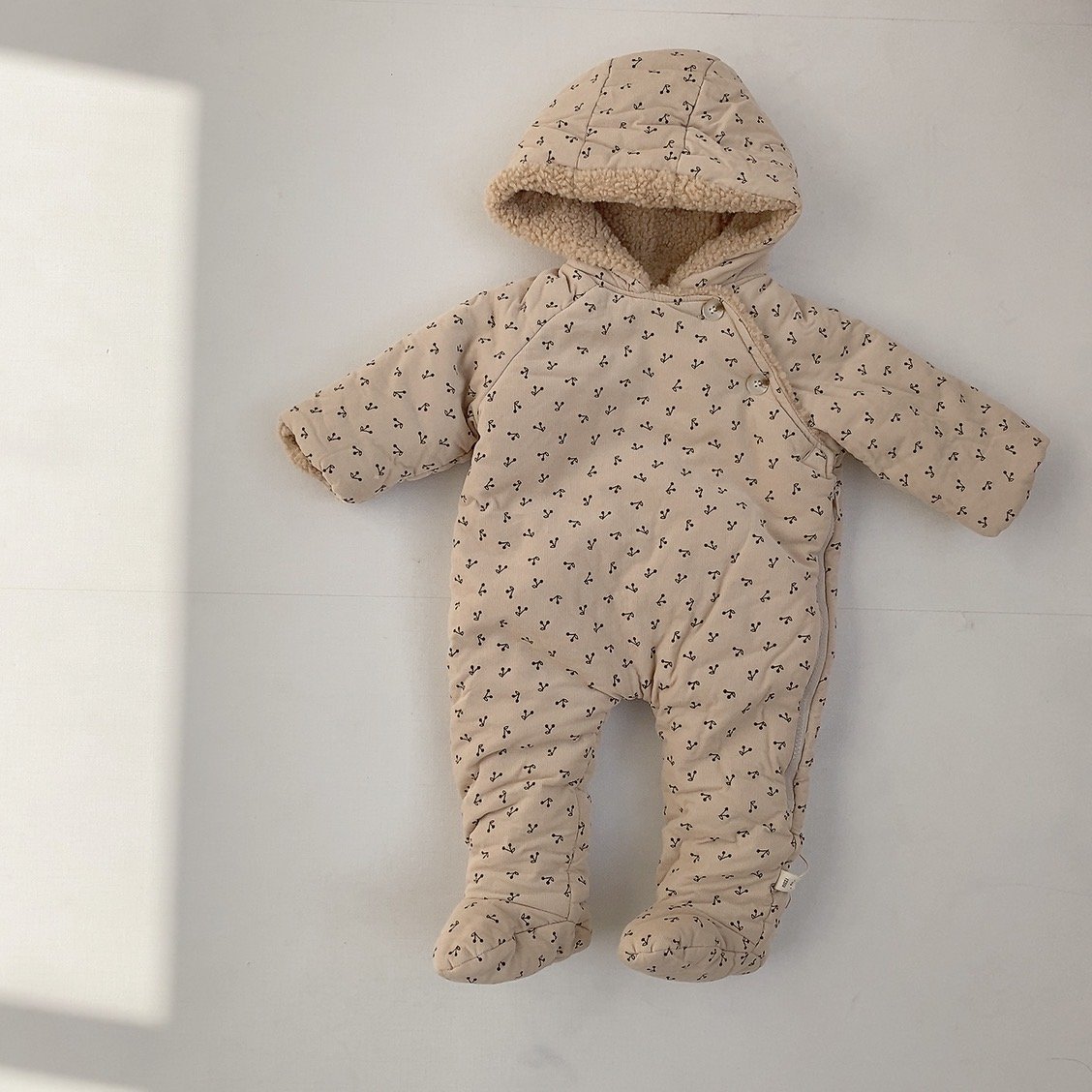 Mameluco de algodón pequeña flor