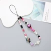 K167 balls+rose mobile phone chain