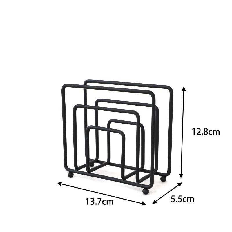 Металлическая железная сетка гостиничный ресторан кафе Настольный вертикальный стеллаж для хранения салфеток геометрический зажим для салфеток