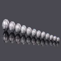 塑芯橄欖鉛墜批發 通心鉛墜中空快速鉛 橄欖形拋竿海竿遠投釣魚墜