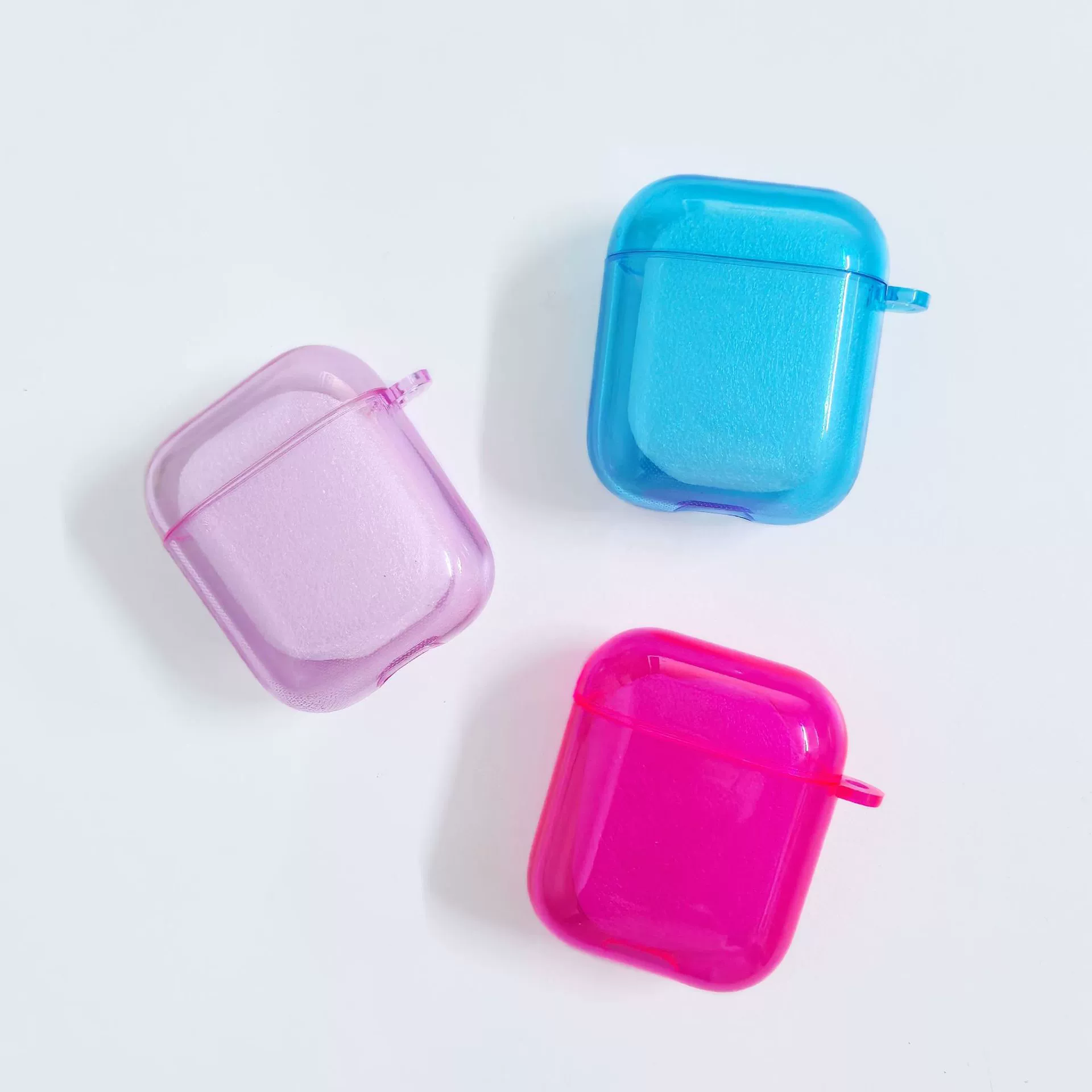 Совместимо с защитным кейсом для AirPods3 крепкая TPU чехол Apple AIPODS набор 4 неона цвет Bluetooth наушники кейс