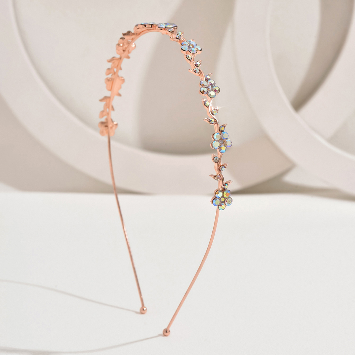 AB diamante rosa dorada