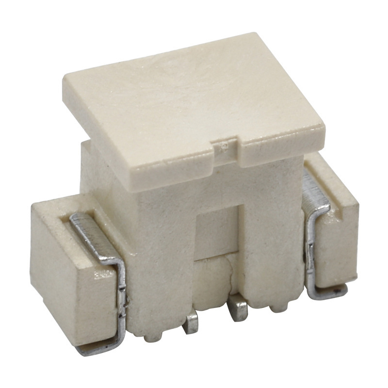 现货供应WAFER 针座间距1.25MM立式加盖2PIN wafer针座连接器|undefined