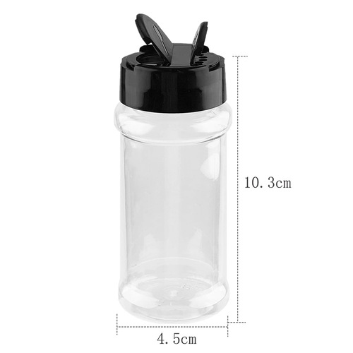 Best-selling butterfly cover seasoning bottle pepper shaker powder bottle plastic seasoning bottle barbecue seasoning BBQ sparkling powder bottle