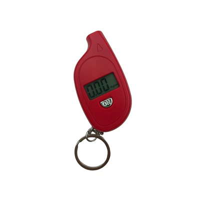 Air pressure gauge/tire pressure gauge Display Mini Tire Pressure Gauge - mini-tire-pressure-gauge-red-in-bag