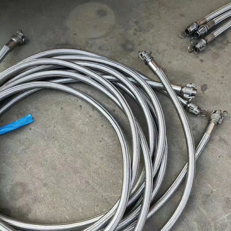 卡盘式304不锈钢金属软管 酒厂输酒用金属编织软管卡箍式金属软管