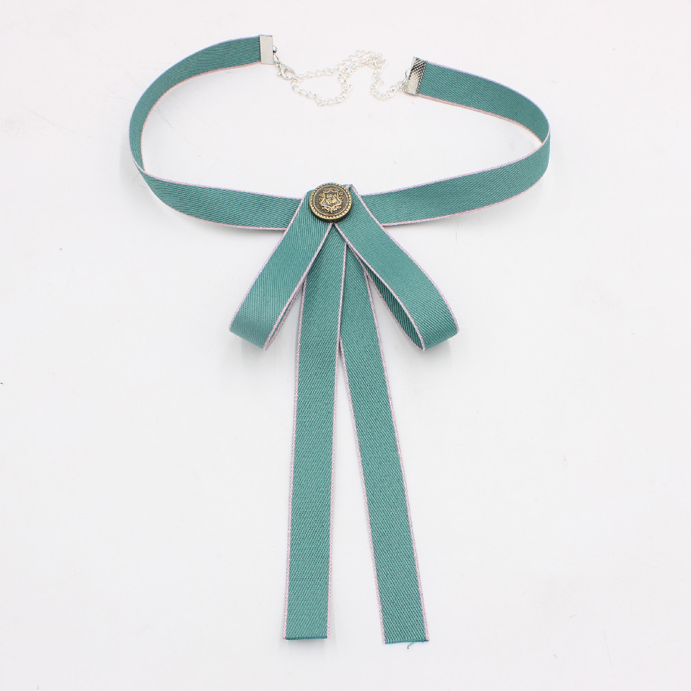 [Star Cat] Black College Style Bow Tie Female Ribbon Retro Accessories Trend Collar Flower Factory Spot TS181