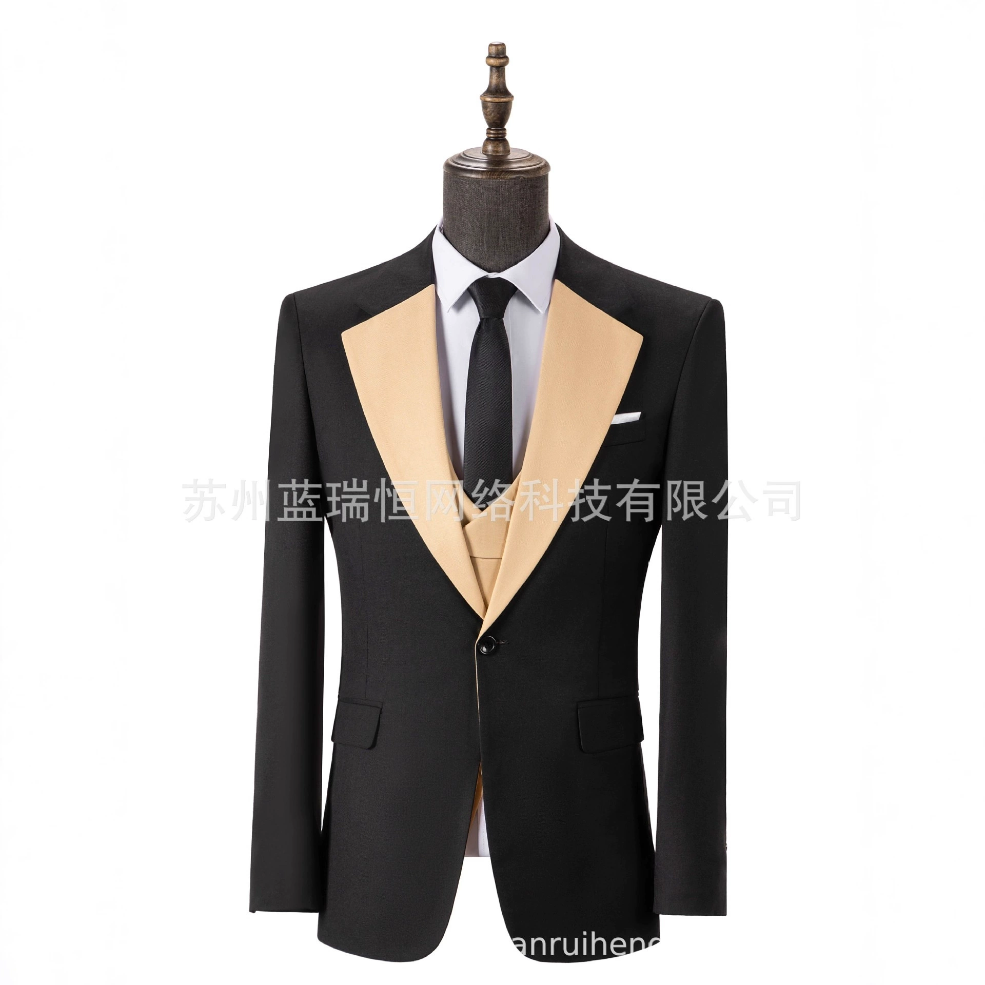Классический костюм куртка, свадебное платье, жилет, брюки, набор, slim fit