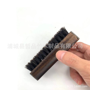 Factory antique black pig hair beard brush suit