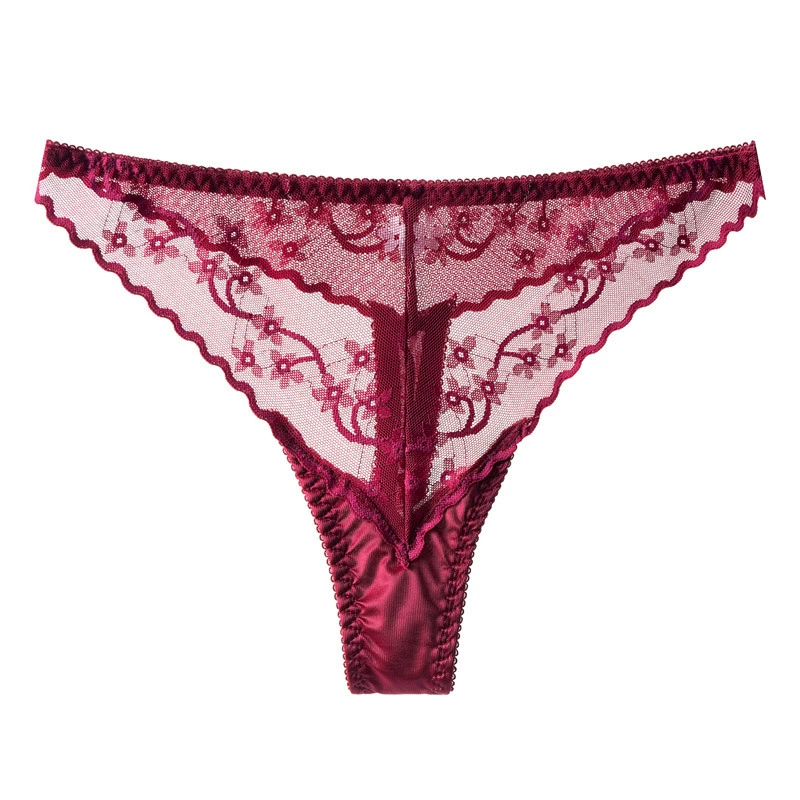 司尔健 Lace sexy breathable quick dry silk trousers, European style