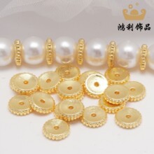 14K����ɫ����A�λ�߅��Ƭ�ֹ�ɢ�� diy ������Ʒ�������