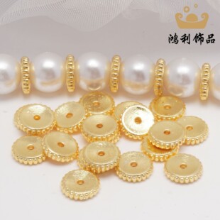 14K����ɫ����A�λ�߅��Ƭ�ֹ�ɢ�� diy ������Ʒ�������