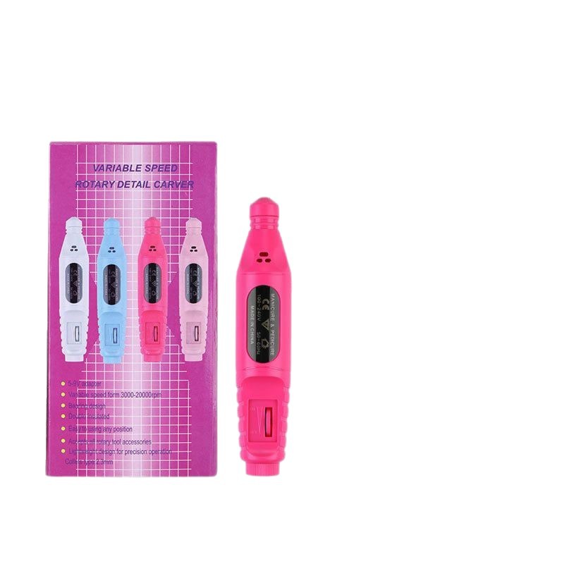 Versión mejorada nueva pluma de uñas máquina de pulir cable USB portátil manicura y uñas máquina de pulir herramientas de uñas ventas directas de la fábrica