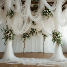 J 38557 Tulle Wedding Arch Decor ������ɴ����װ�ο羳��