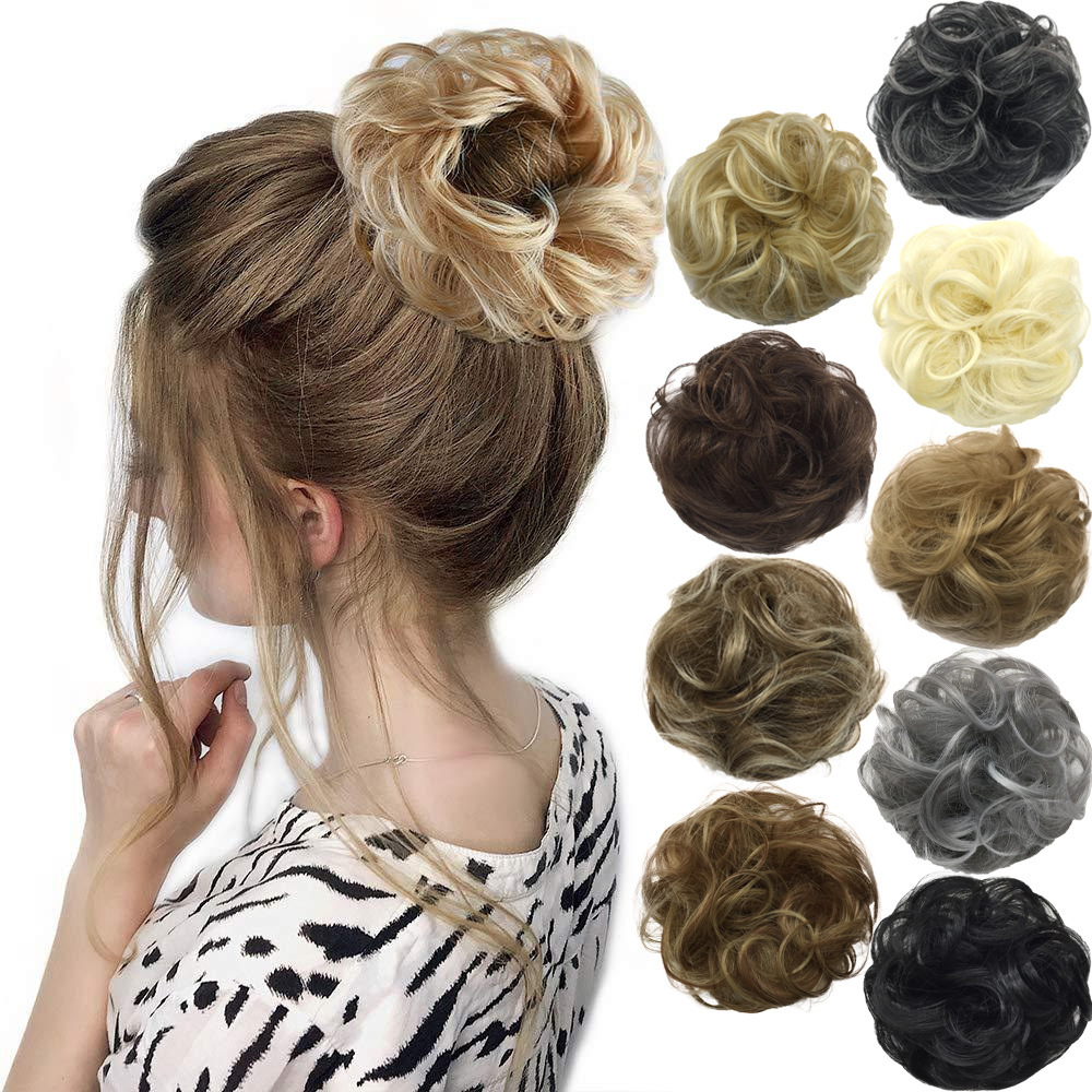 Europa y los Estados Unidos pelucas anillo de pelo de bolas cabeza cuerda elástica peludo natural peludo peludo transfronterizo