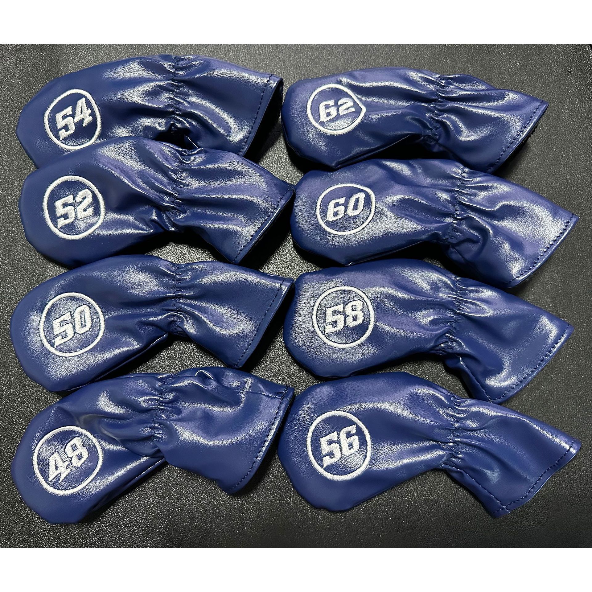 Golfironheadcover juego de hierros de golf juego de cabeza de polo de pu nuevo juego de gorras juego de gorra sombrero de cabeza de bola