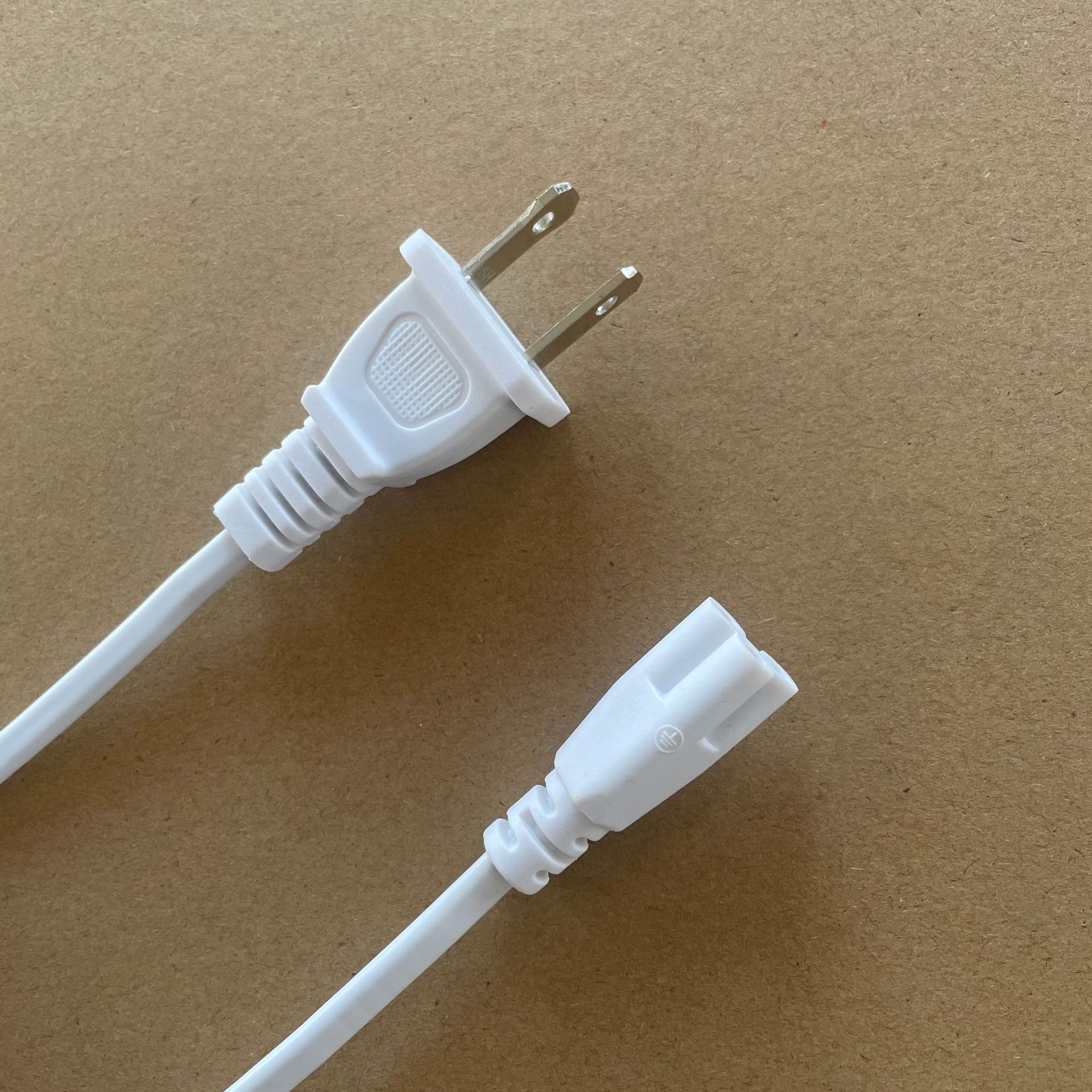 出口美国T8 T5灯管小梅花尾电源线美规LED灯电源线