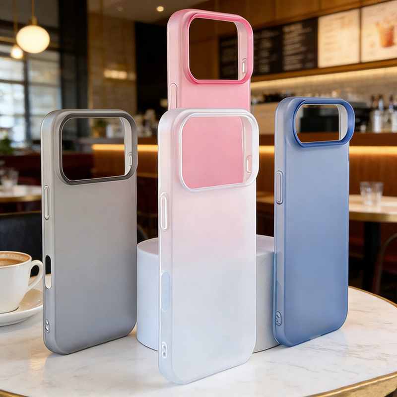 Apple 17 Non-Yellowing Pc Frosted Ice Mist 17Pro Mobile Phone Case 17Promax Protective Cover 16Pro Ultra-Thin Suitable