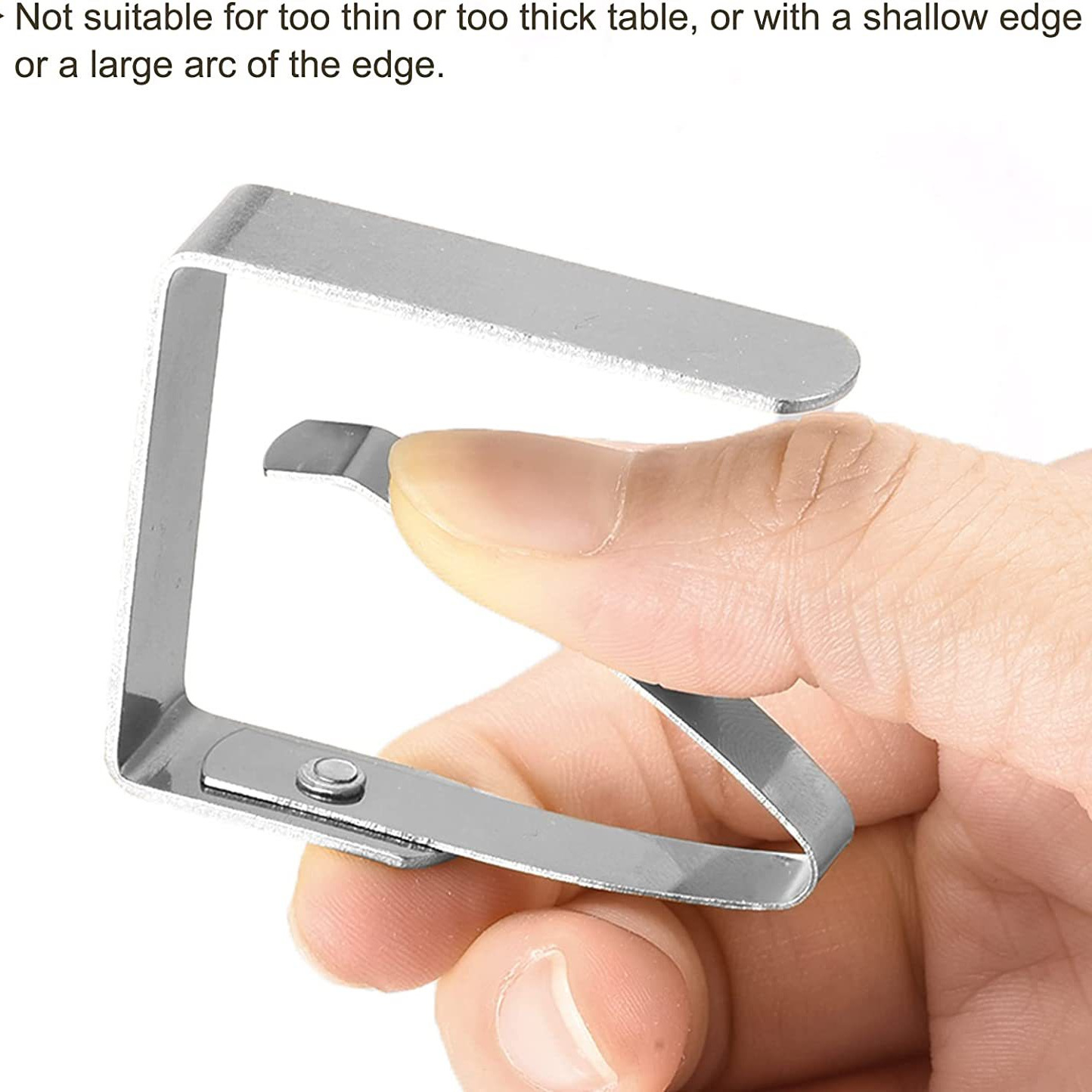 Amazon transfronterizo mantel clip picnic mantel clip de mantel de acero inoxidable