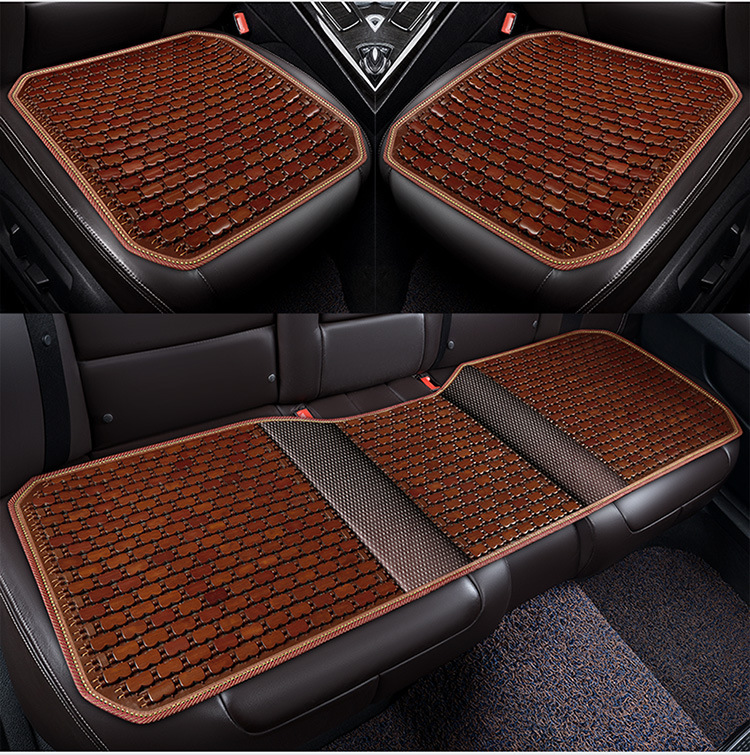 Car Seat Cushion Summer Truck Seat Cushion Cooling Pad Single Piece Seat Car Pad Bamboo Cooling Mat Ice Pad Rear Ventilation for Long Sitting