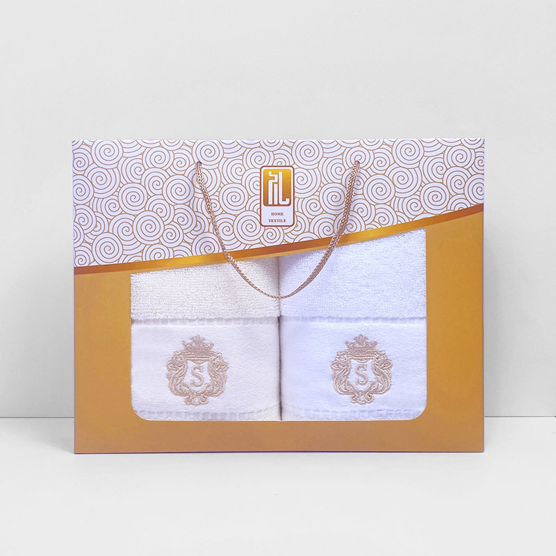 더블 스트립 오스만 + 골드 더블 박스 (베이지 + 화이트)