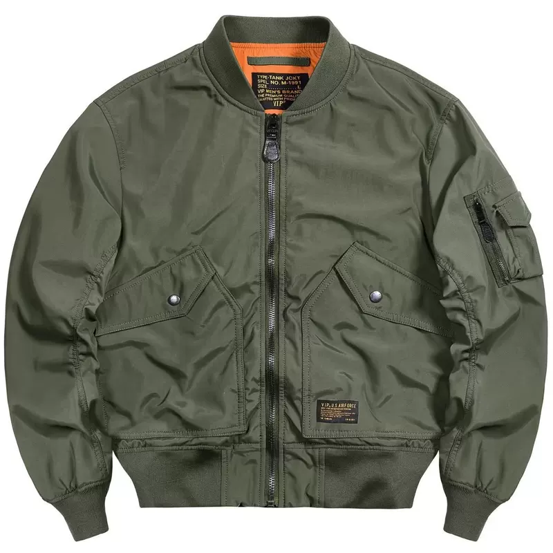 Winter retro baseball men's down jacket, American style