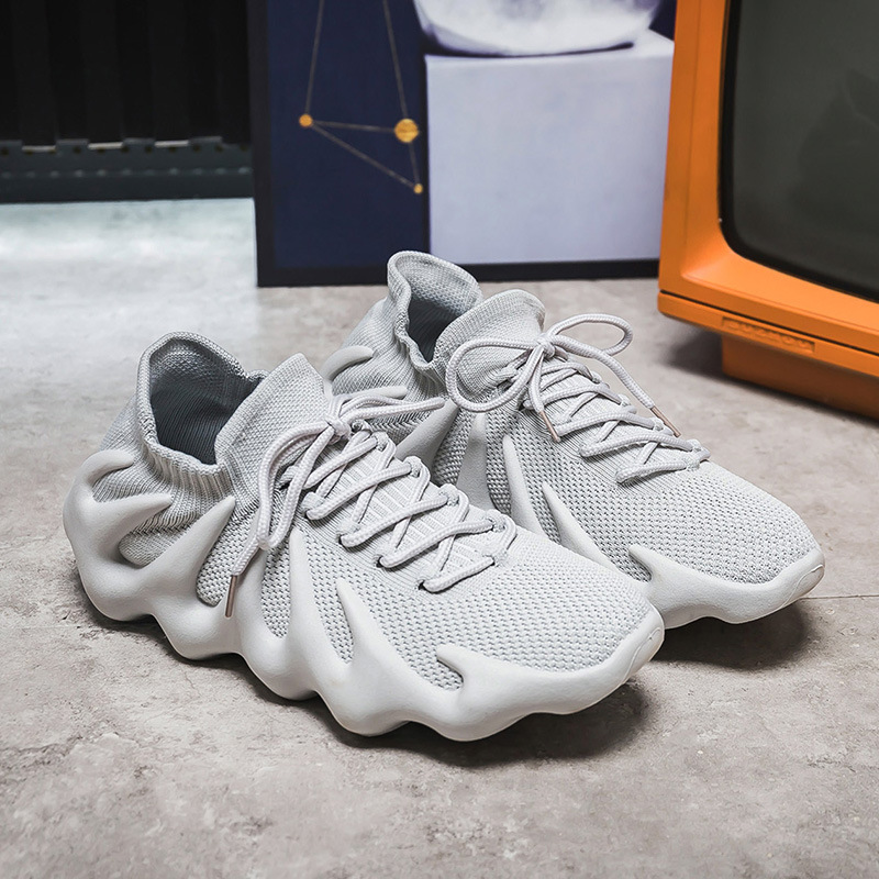 八爪鱼男鞋夏季2024年新款椰子运动休闲网鞋透气网面跑步潮鞋