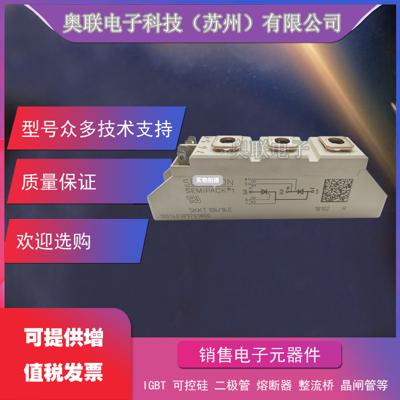 SKKT71/12E SKKT71/16E全新可控硅模块