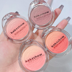Kakashow Gradient Blush Natural Nude Matte Vitality Blush Palette Highlight Contour Palette All-in-one Student Brightening