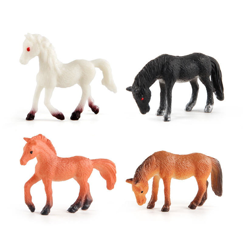Simulación transfronteriza freisma modelo de caballo árabe mini 12 mundialmente famoso caballo animal decoración adornos estáticos