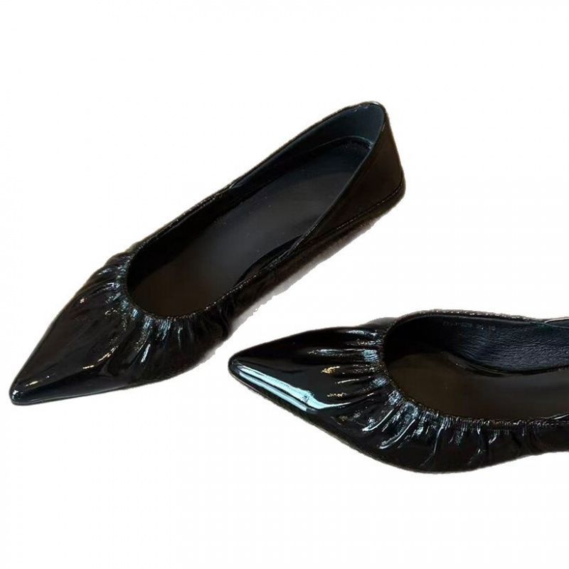 Lammfell-Version ~ Niche Dign, knackiger, spitzer Zehenbereich, Damenschuh, neuer Feenstil 2025, weiche Sohle, eleganter Oma-Look_voghion.com