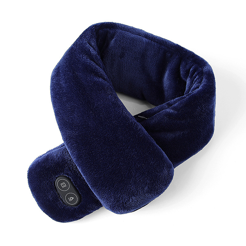 Bufanda de calentamiento inteligente Protector de cuello recargable USB Calentador de cuello Pareja Franela de invierno Caliente Compresa caliente Circunferencia de masaje