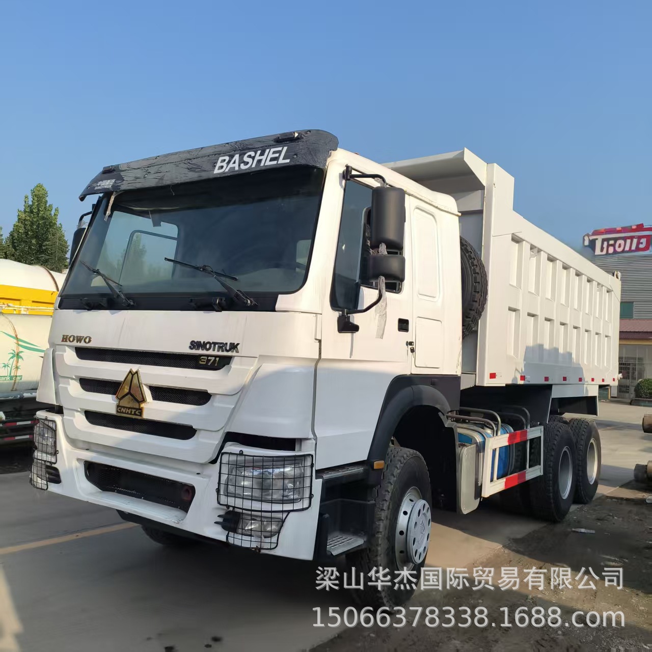 Cross-Border Indian Howo6X4 Dump Truck, 371 Horsepower Truck, Sinotruk Howo Dump Truck