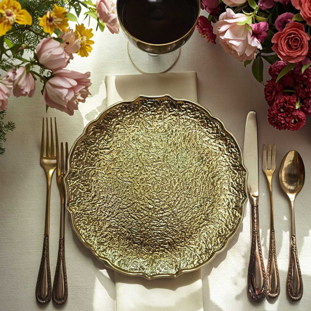 Platos de carga de estilo retro europeo platos de sala de estar caseros platos de frutas bocadillos platos de pasteles banquete de hotel