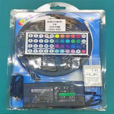 LED низкое напряжение 5050RGB влагозащитная лампа с 150 светодиодами 44 клавиши пульт дистанционного управления Bluetooth wifi инфракрасный свет