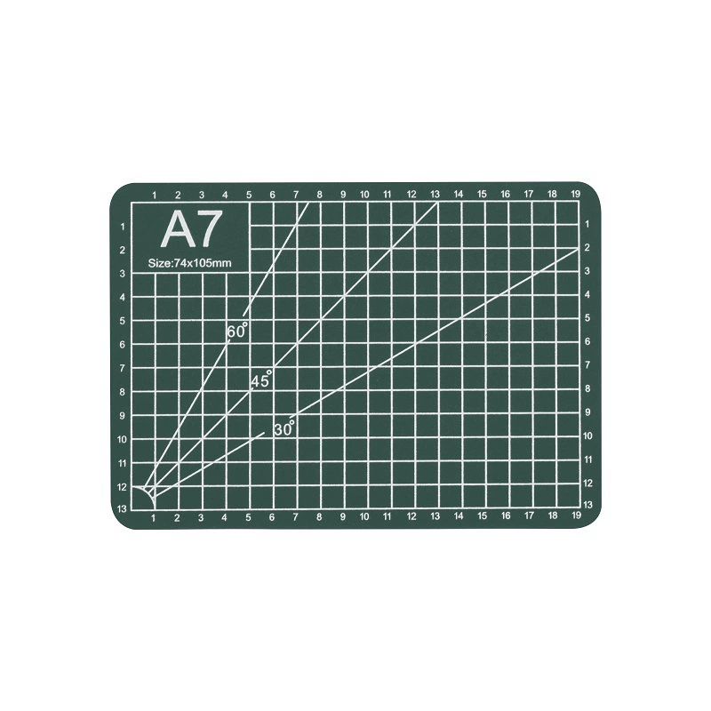 Коврик для резки A7 10,5×7,4 см, самозаживляющийся защитный двусторонний противоскользящий для учеников и DIY
