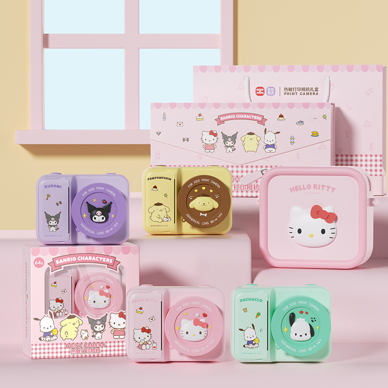 Sanrio Co-Branded Polaroid Kidsren's Camera Colorful Thermal Printing Wifi Picture Transmission Instant Toy Gift Box