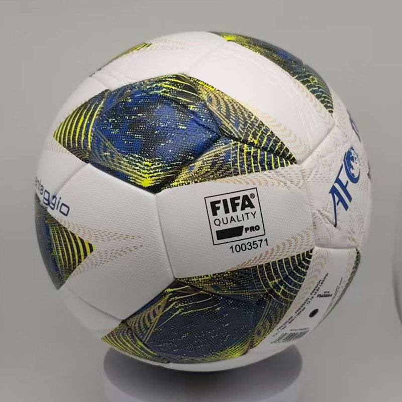 Nuevo número 5 Copa del Mundo de fútbol Copa de Europa Copa América Liga de Campeones con pegado caliente ppu adhesivo 4 fútbol al por mayor