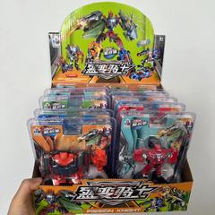 新型6合1合体騎士暴龍戦甲変形クールロボット関節可子供男の子玩具幼児