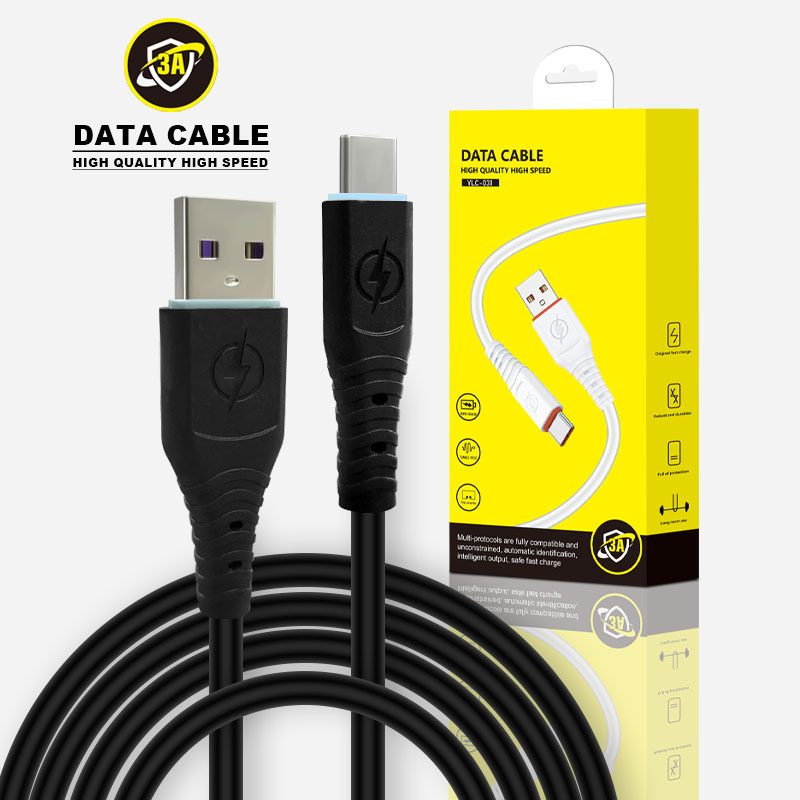 Wholesale 3A USB Pd Mobile Phone Flexible Cable 60W Fast Charging Type-C Mobile Phone Charging Cable Data Cable