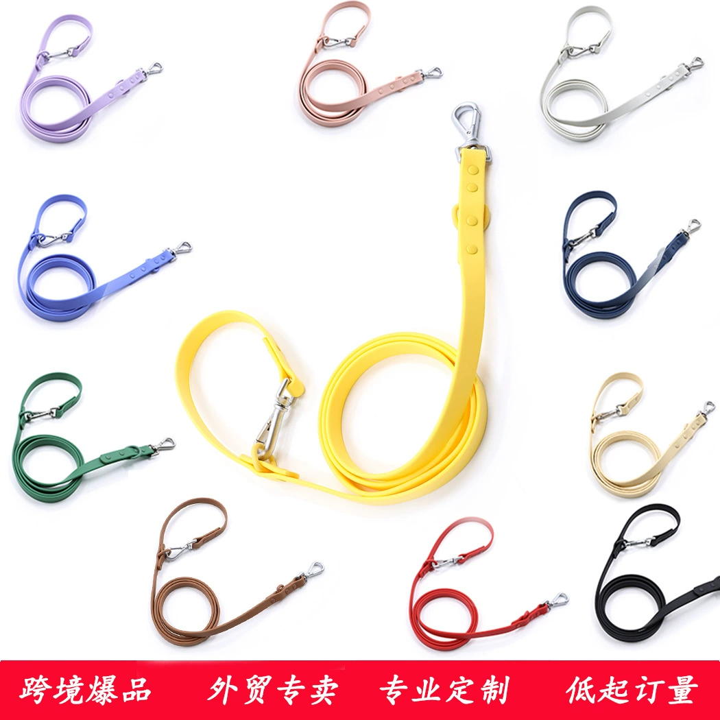 Внешняя торговля взрывы зоотовары Тяговый канат для собак ПВХ двуглавый Многофункциональный взрывозащищенный производители веревки для собак в наличии Лето