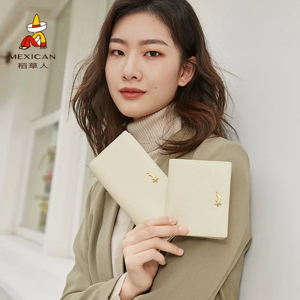 Scarecrow Wallet Women's 2021 New Korean-style Cute Short Wallet Portable Card Holder One-piece Small Change Bag