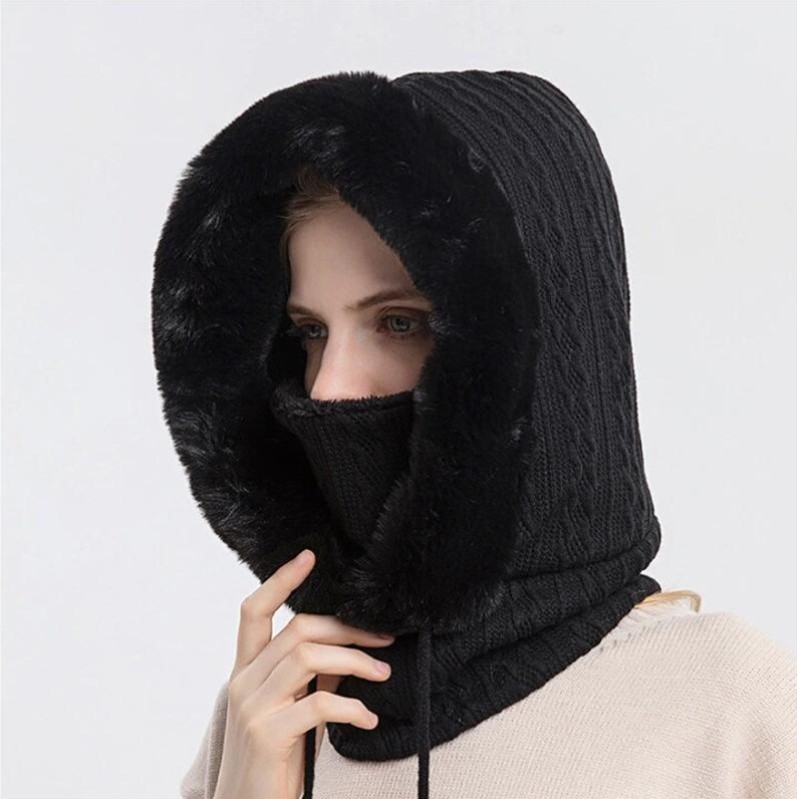 Bonnet En Tricot Acrylique Motif Scorpion - Coupe-vent, Extensible (55-62 Cm), Pour Sport Et Quotidien