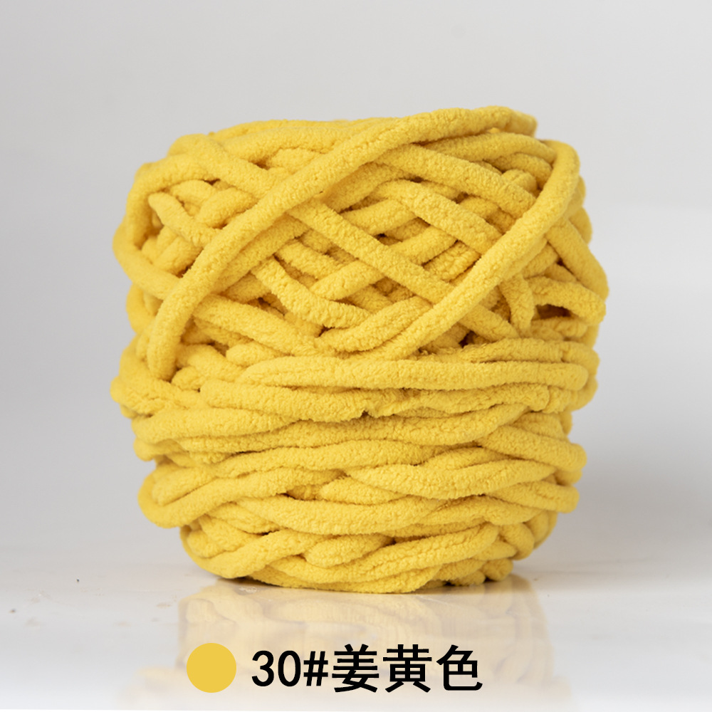 Hilo de la tira de hielo hilo de una sola hebra de lana gruesa bola de aguja hilo tejido a mano bolsa bufanda material de DIY Paquete de fábrica al por mayor