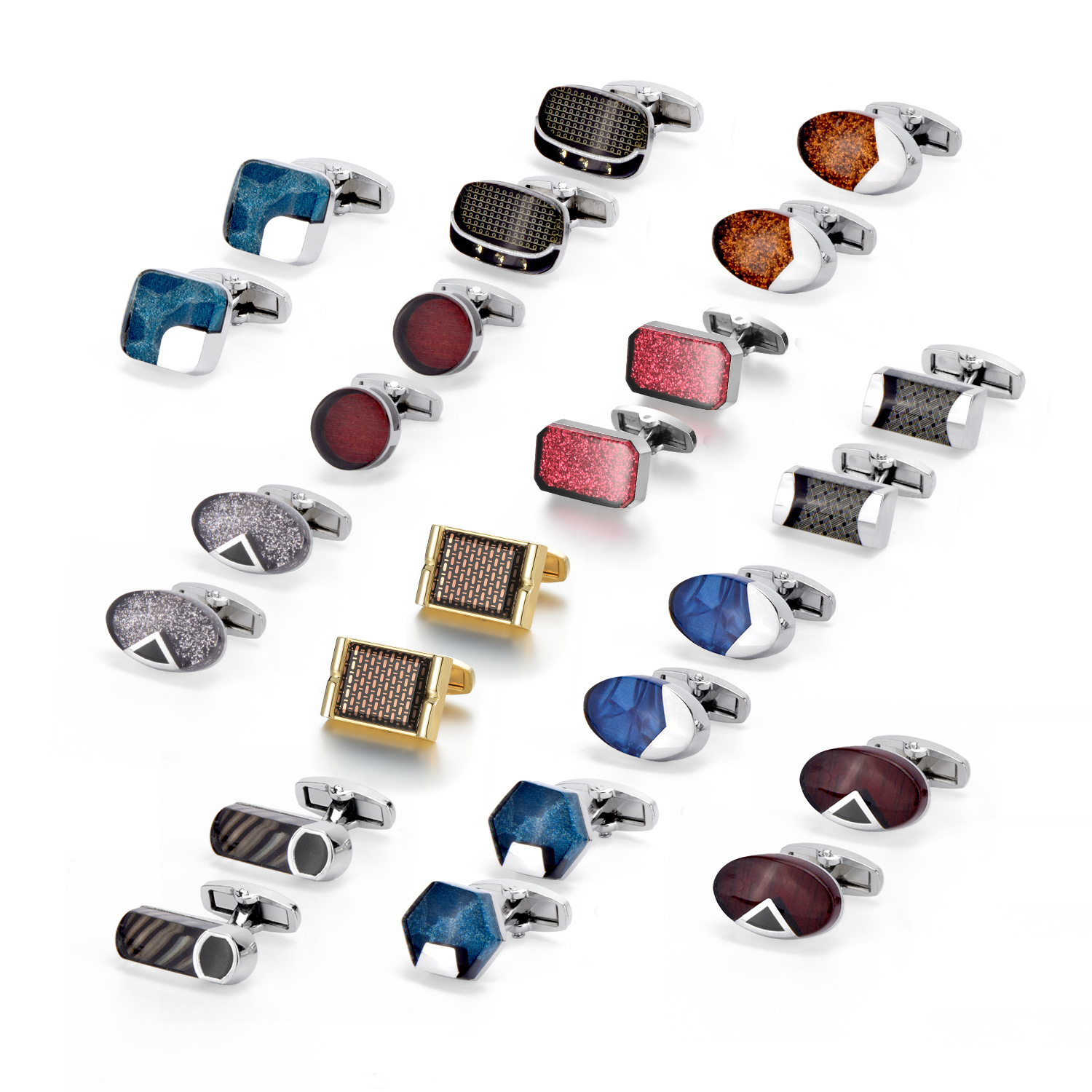 Dai Li Vintage Fashion Cufflinks Men's Personalized Light Luxury Sleeve Nails High-end Suit Shirt Accessories Cufflinks