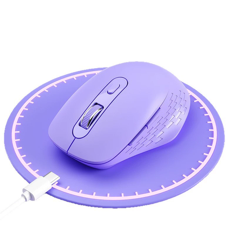Бесшумная мышь, совместимая, с зарядкой для ноутбука, Bluetooth