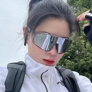 Outdoor Sports Riding Eye Glasses Men's and Women's Wind-proof Running Bicycle Sunglasses Round Face Sunshade Square Face Night Vision