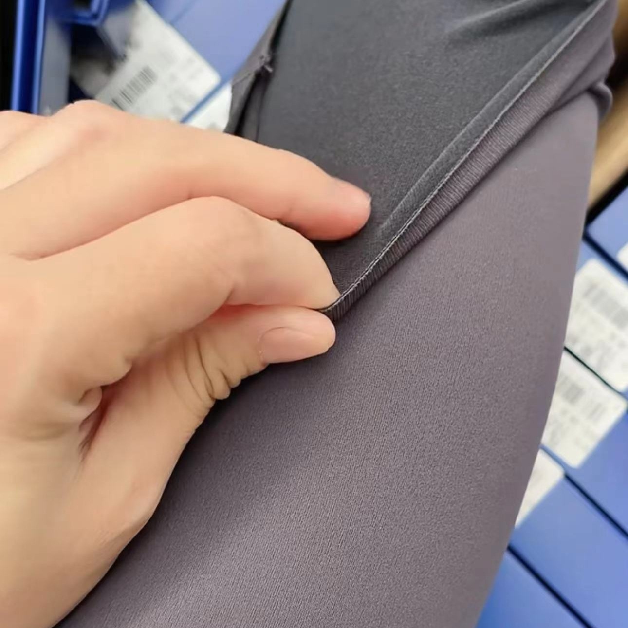 (고품질) 가을, 겨울 남성용 바비 타이트 핏 플러스 벨벳 롱 존스 스트레치 미드 웨이스트 얇은 따뜻한 코튼 팬츠