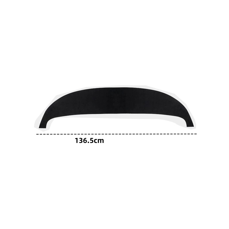 Suitable for Tesla Model 3/Y Dashboard Light-Proof Mat, Center Console Light-Proof Mat, Suede Leather, High Temperature Resistant, Anti-Reflective