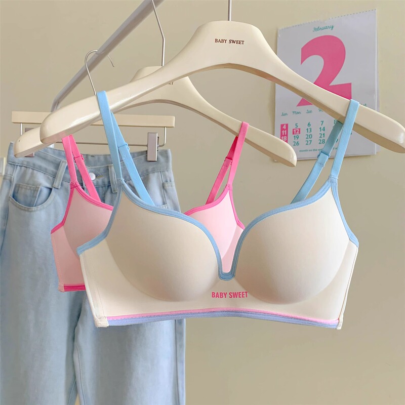 Dopamine Sexy Seamless Pure Desire Wireless Bra for Small Bust, Push-Up, No Empty Cup, Comfortable Seamless Underwear for Women